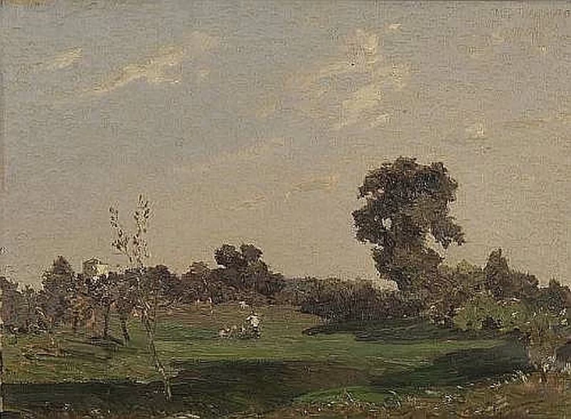 Luce solare e ombra - bozzetto